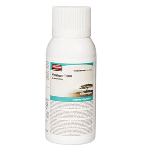 Odorizant dispenser Microburst 3000 - Kilimanjaro  1x75 ml  RUBBERMAID